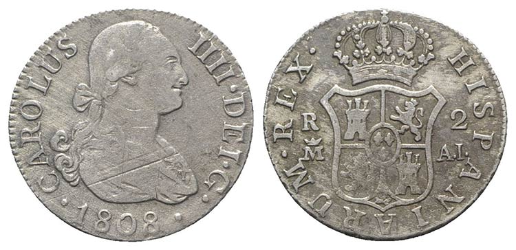 Spain, Carlos IV (1788-1808). AR 2 ... 
