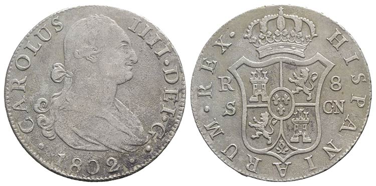Spain, Carlos IV (1788-1808). AR 8 ... 