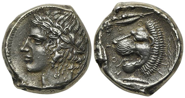 Sicily, Leontinoi, c. 430-425 BC. ... 