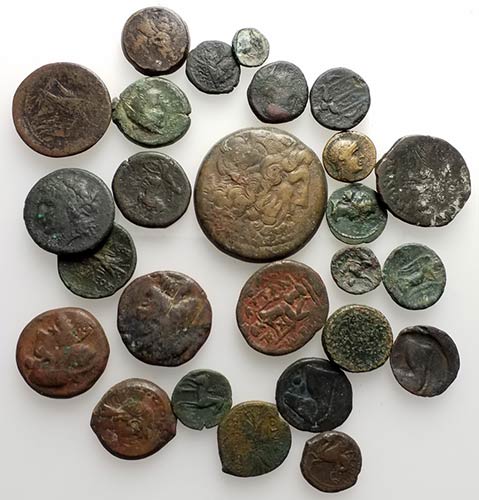 Lot of 26 Greek Æ coins, to be ... 