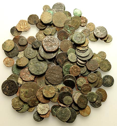 Mixed lot of 150 Æ coins, ... 