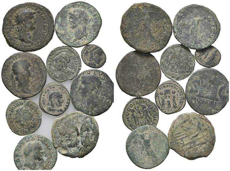Lot of 10 Roman Republican and ... 