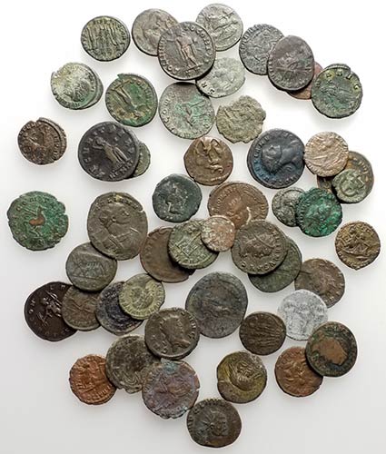 Lot of 50 Roman Imperial Æ coins, ... 