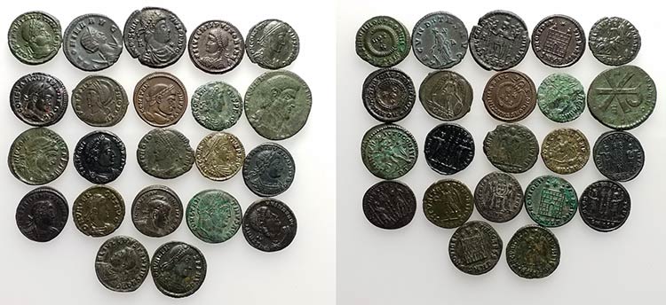 Lot of 22 Roman Imperial Æ coins, ... 