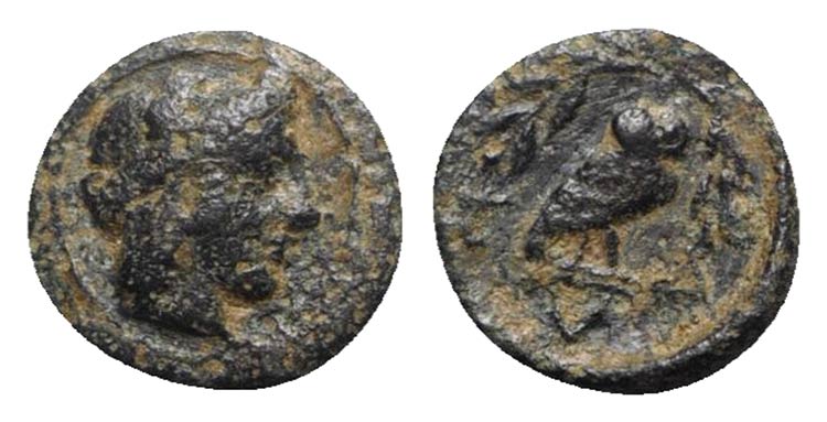 Attica, Athens, c. 287-284 BC. Æ ... 