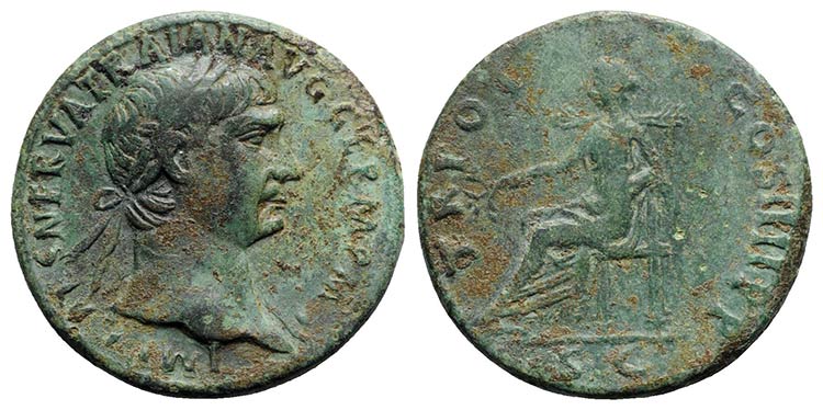 Trajan (98-117). Æ Sestertius ... 