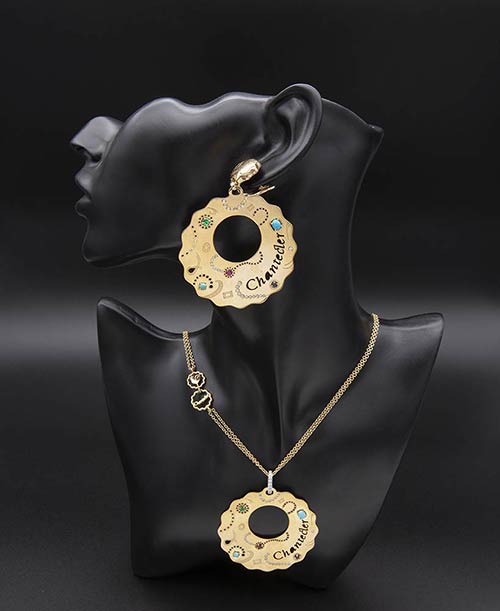 Pendant and earrings manifacture, ... 