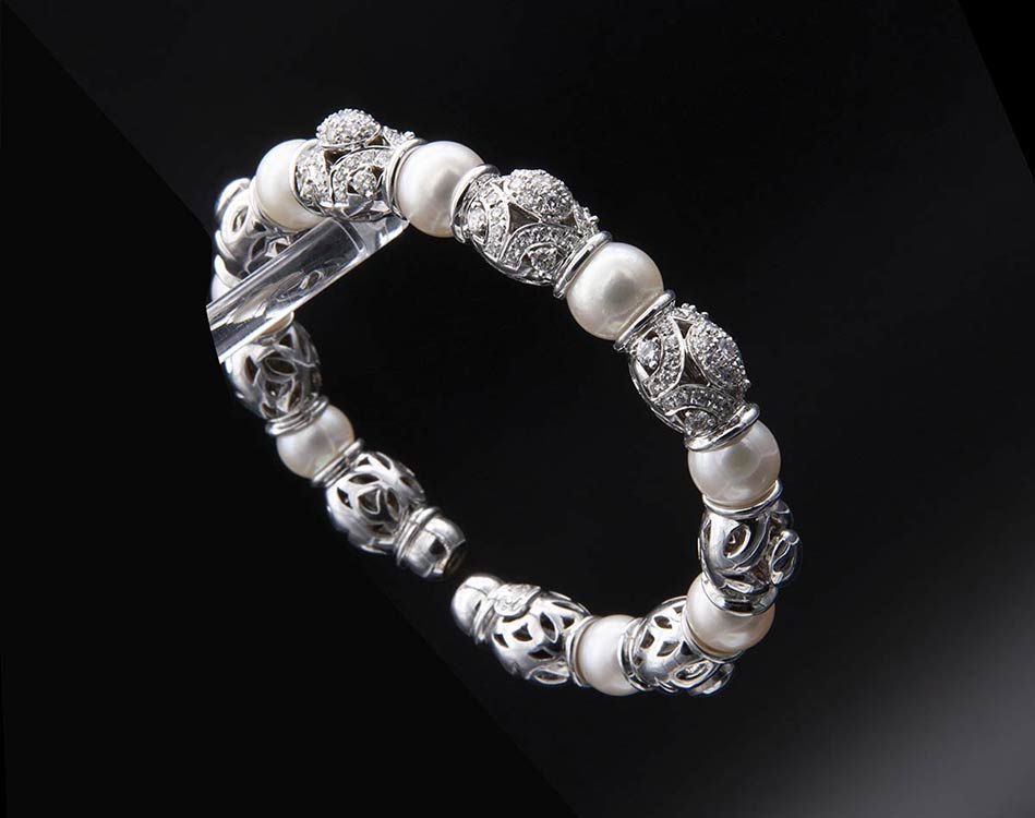 Pearl bracelet  manufacture, ... 