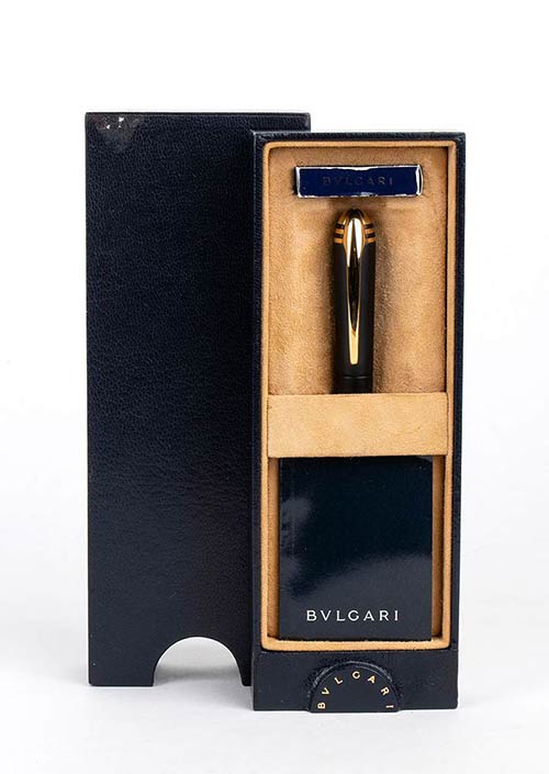 BVLGARI, fountain pen, 18k gold ... 