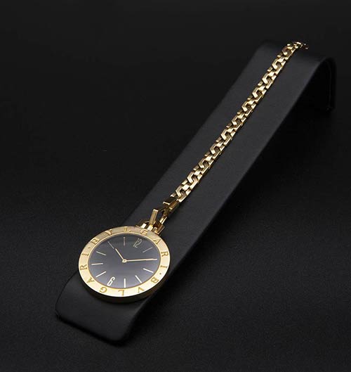 BVLGARI, gold pocket watch; ; 18k ... 