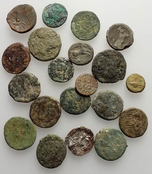 Mixed lot of 20 coins, including ... 