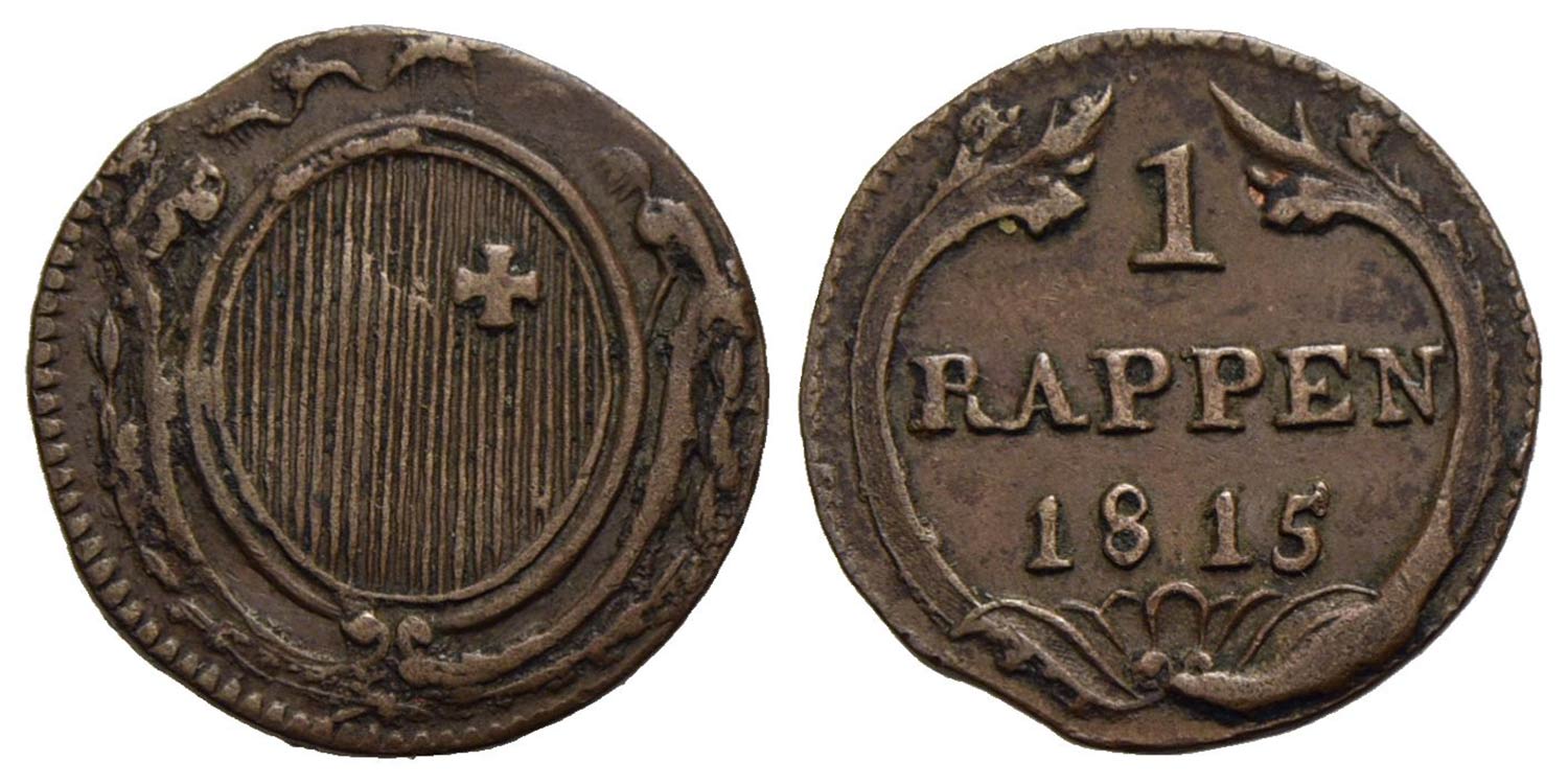 SVIZZERA - SCHWYZ - Rappen - 1815 ... 