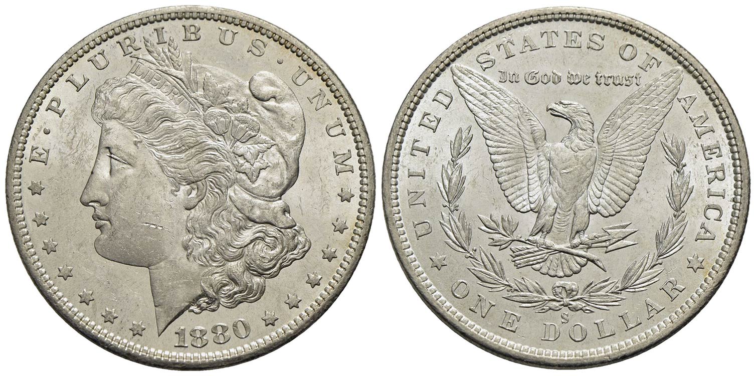 U.S.A. - Dollaro - 1880 S - Morgan ... 