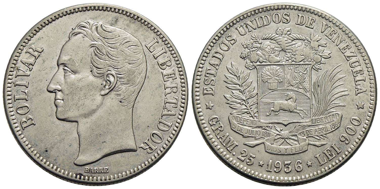 VENEZUELA - Repubblica (1823) - 5 ... 