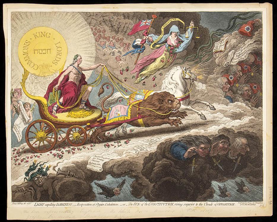 Political satire engraving by ... 