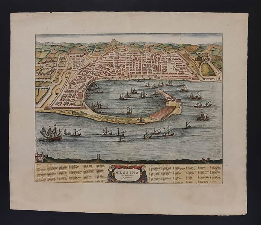 Map of Messina
etching by Pierre ... 
