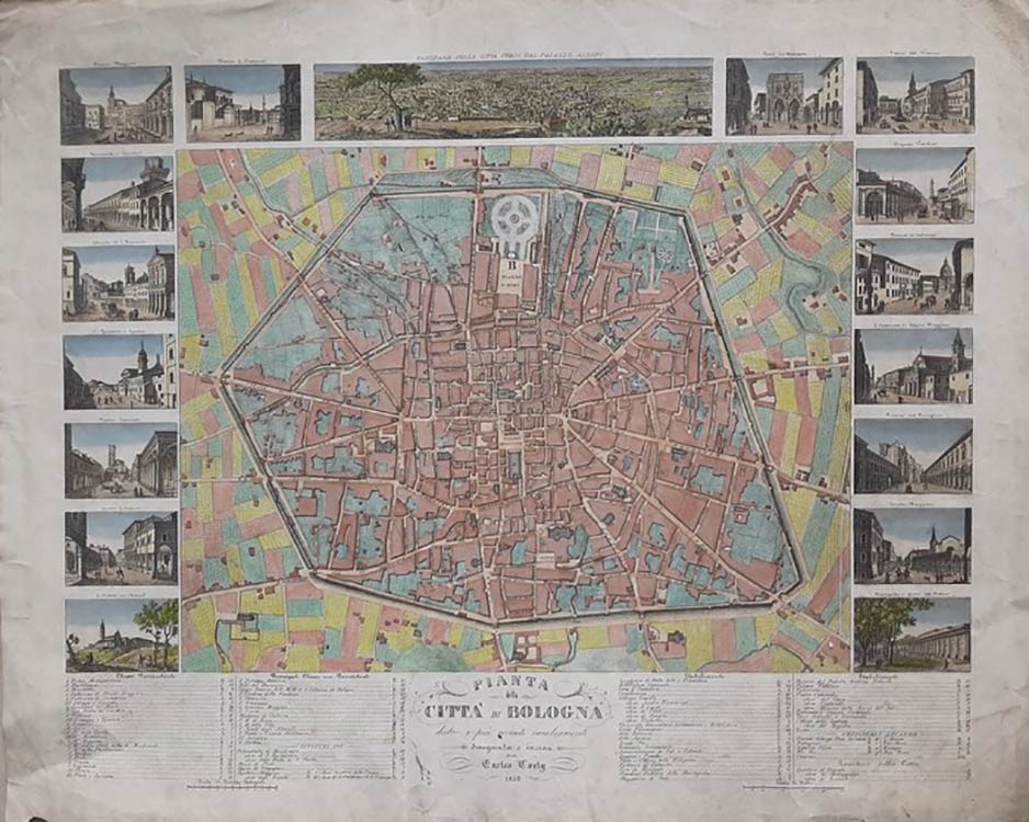 Enrico Corty
MAP OF BOLOGNA
City ... 