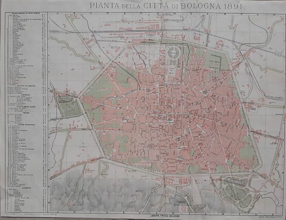 Sawer e Barigazzi
MAP OF BOLOGNA ... 