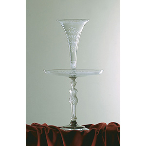 A Baccarat etched crystal and ... 