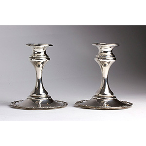 Antique pair of Sterling Silver ... 