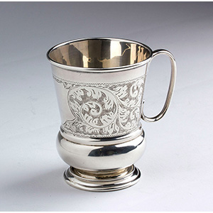 Sterling Silver 925% Victorian Mug ... 