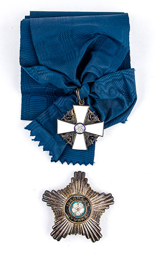 Finland, a grand cross set of the ... 