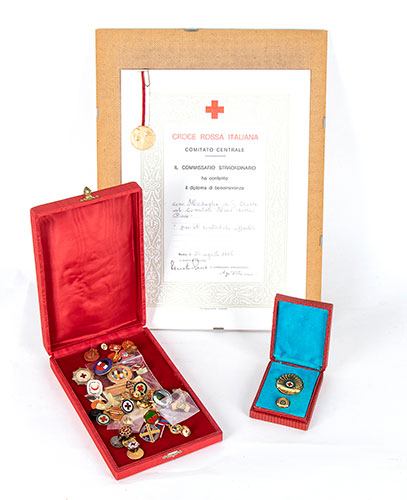 Red Cross Merit Medal Lot ... 