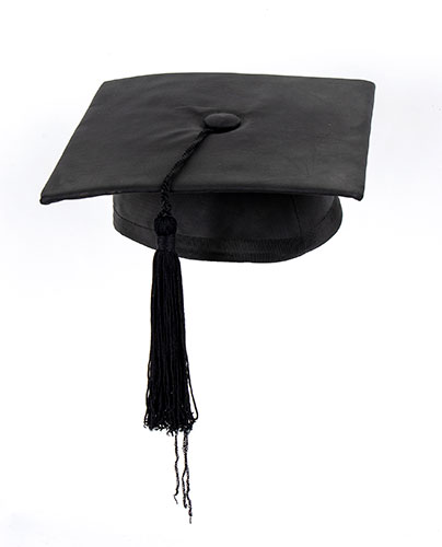 Hat  for Graduating In black ... 