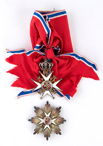 Norway, an Order of St. Olav, a ... 