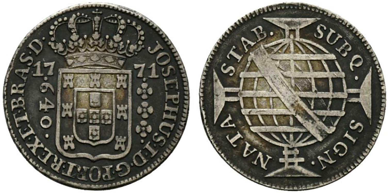 Brasile. Jose I (1750-77) 640 reis ... 