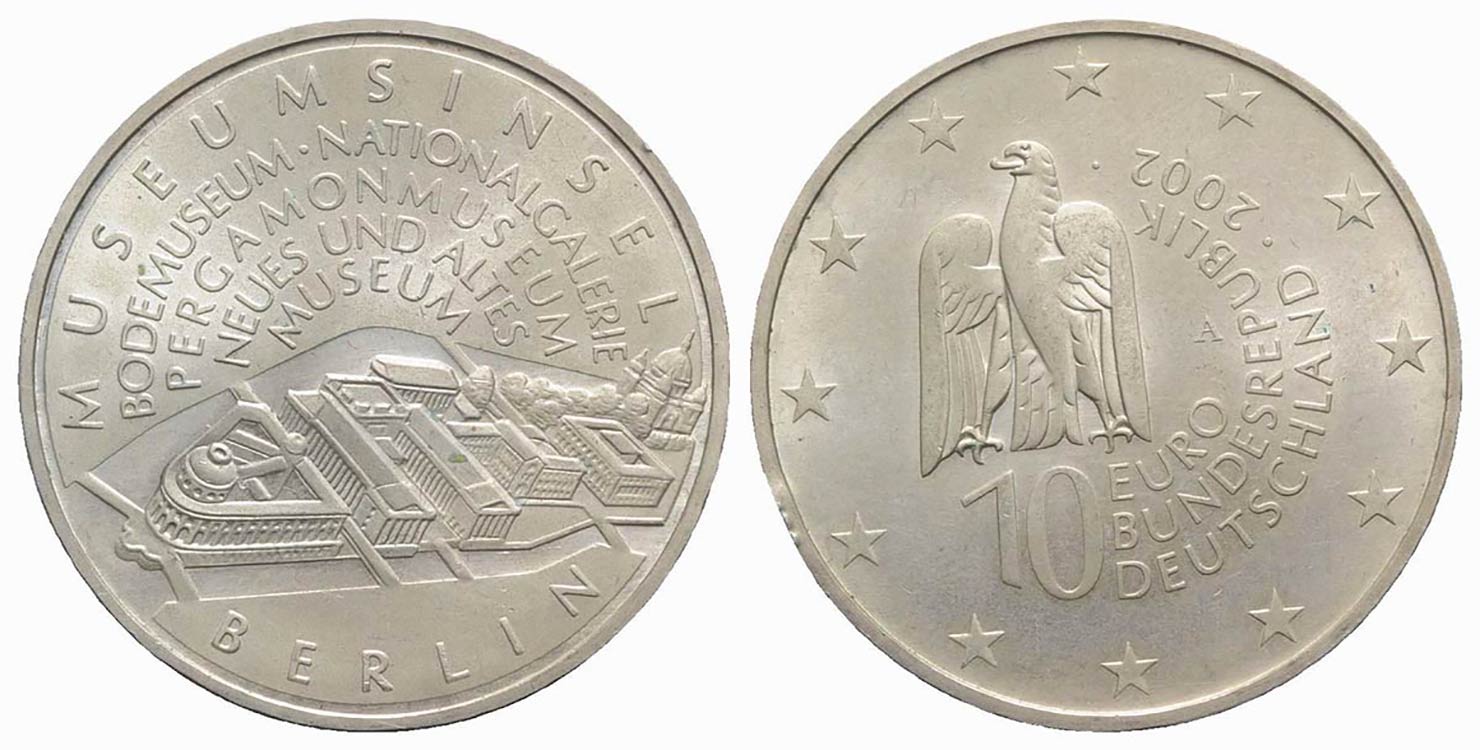Germania. AR 10 Euro 2002 A ... 