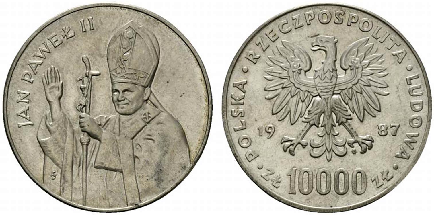 Polonia. 10000 złoty 1987, ... 