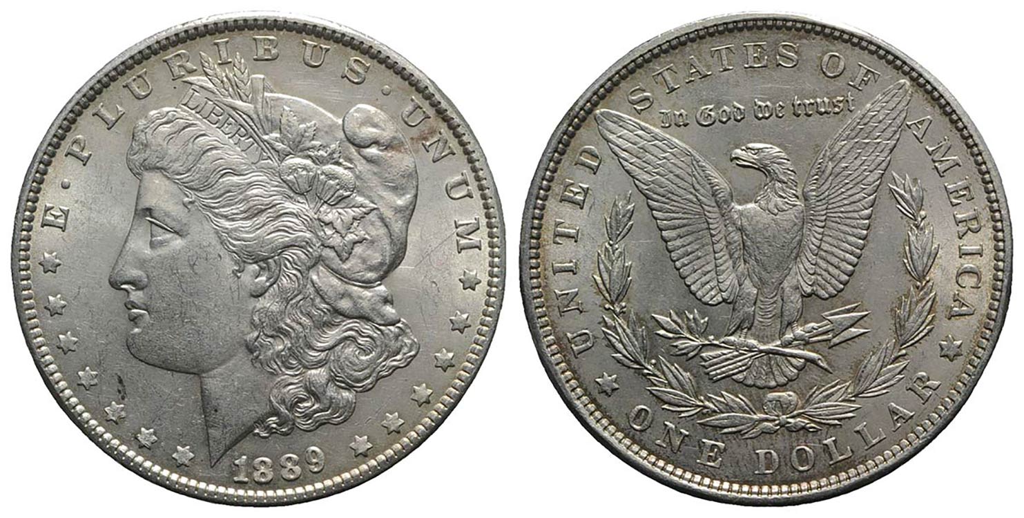 USA. AR One Dollar 1889 Morgan ... 
