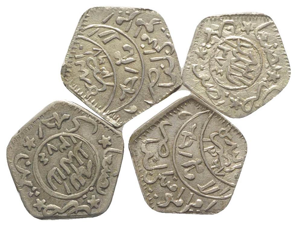 Lotto di 4 monete islamiche in AR ... 