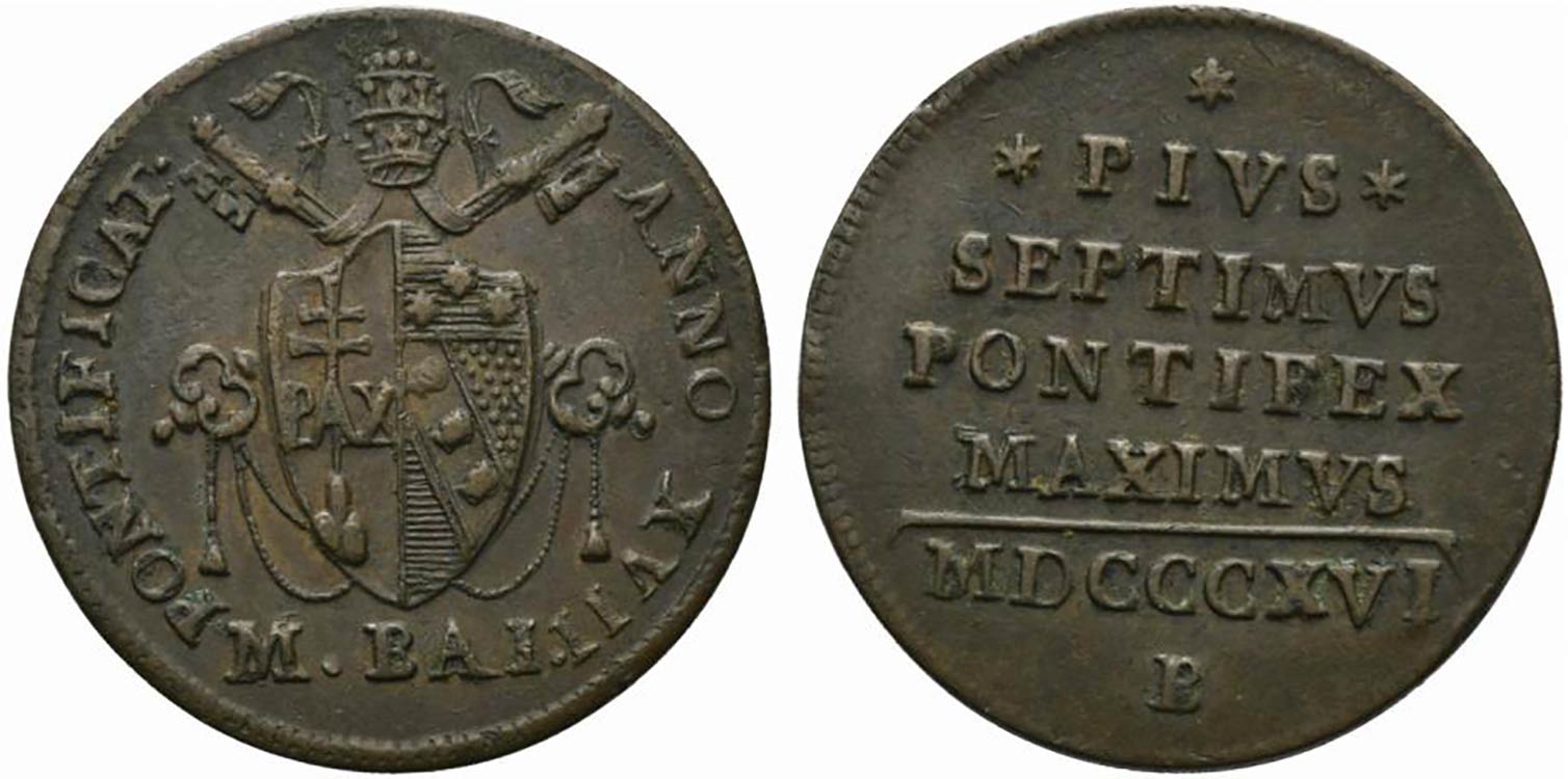 BOLOGNA. Pio VII (1800-1823) Mezzo ... 