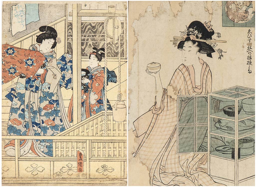 TWO PRINTSJapan, 19th centuryOne ... 