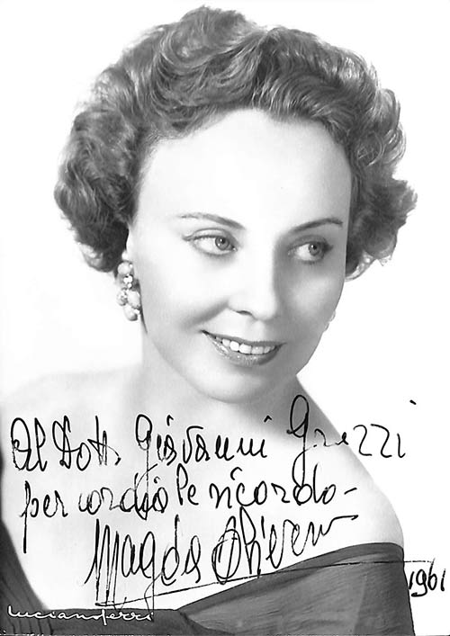 Magda Olivero (Saluzzo 1910 - ... 