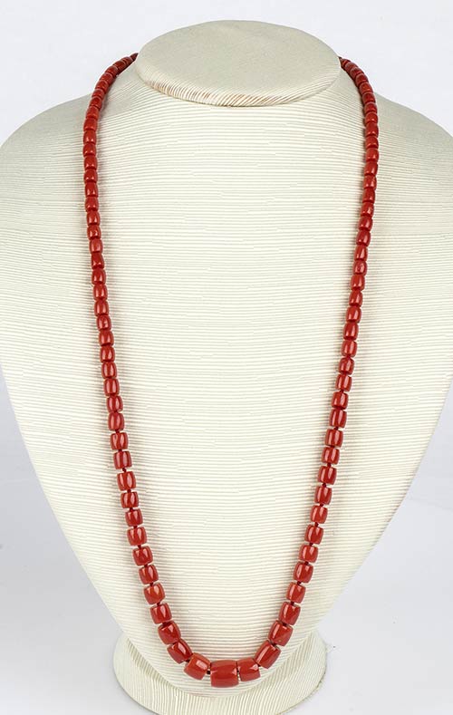 Mediterranean coral necklace
18k ... 