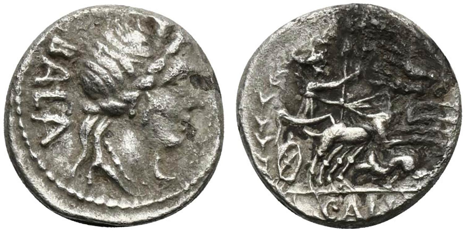 C. Allius Bala, Rome, 92 BC. AR ... 