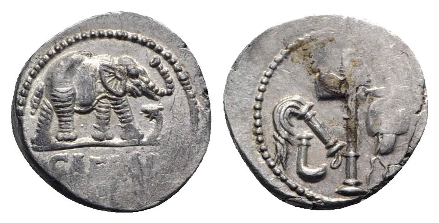 Julius Caesar, military mint ... 