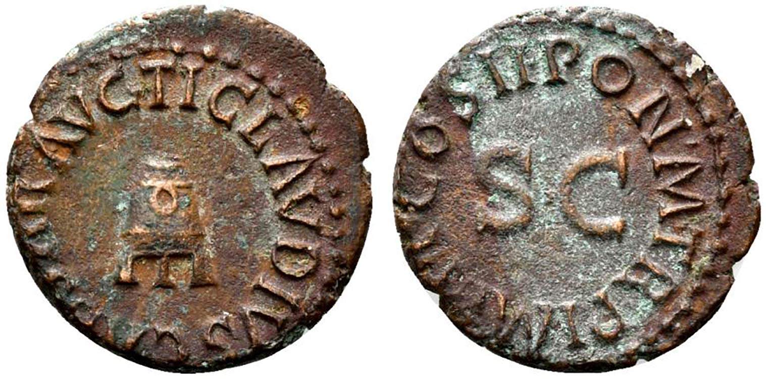Claudius (41-54). Æ Quadrans ... 