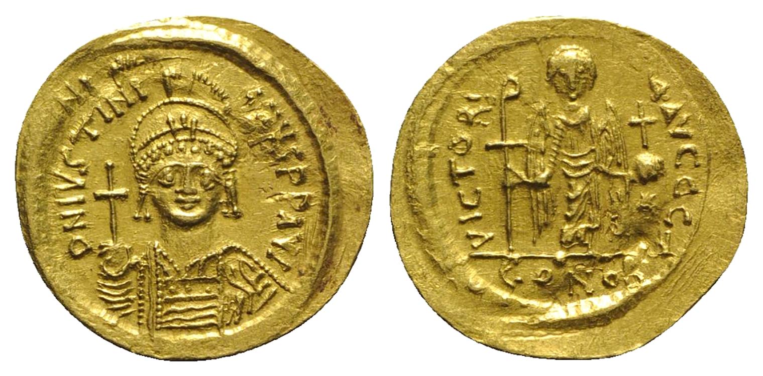 Justinian I (527-565). AV Solidus ... 