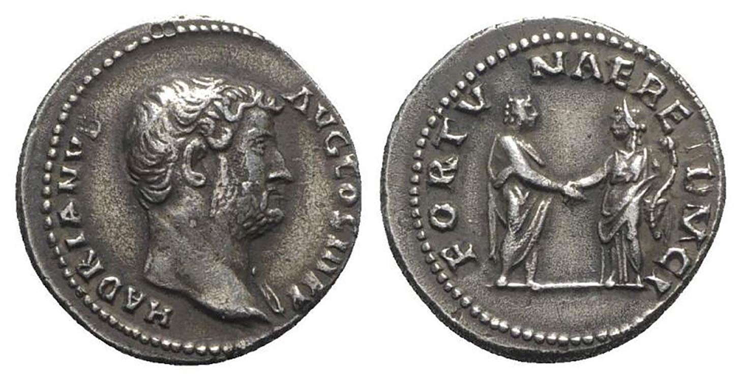 Hadrian (117-138). Fake Denarius ... 