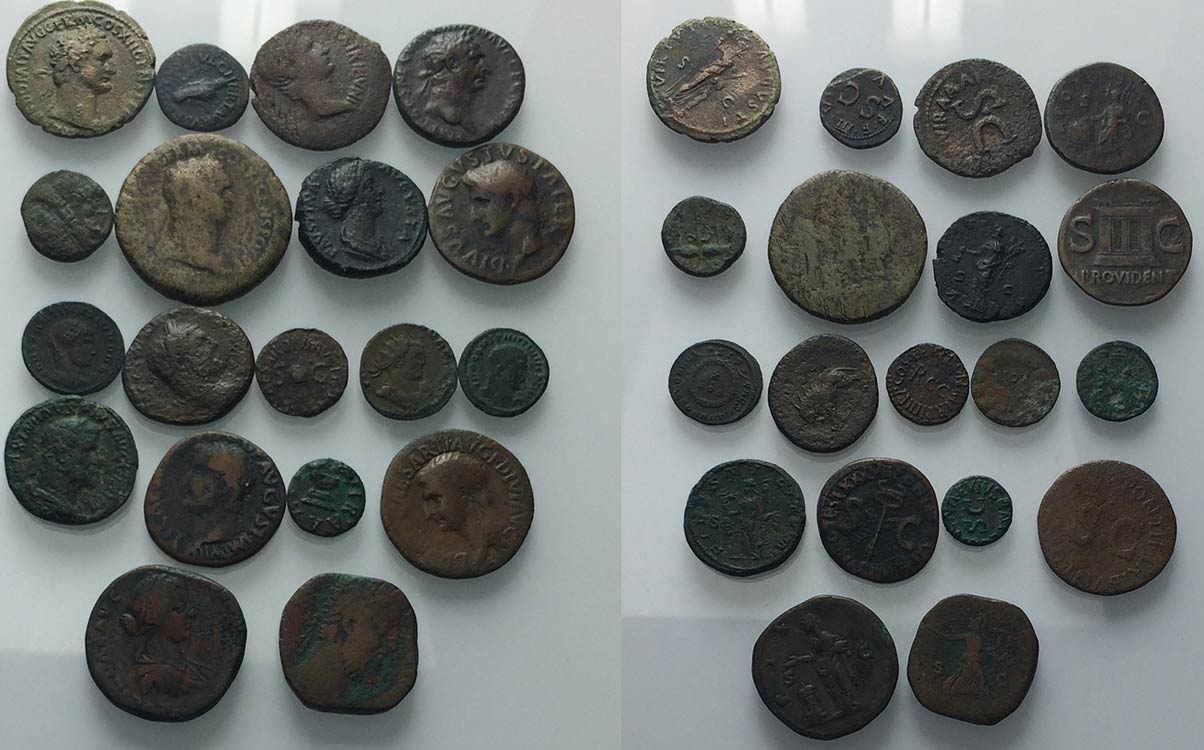 Lot of 19 Roman Imperial Æ coins, ... 