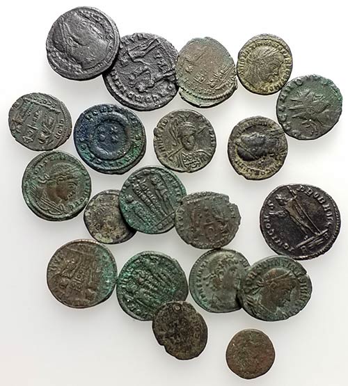 Lot of 20 Roman Imperial Æ coins, ... 