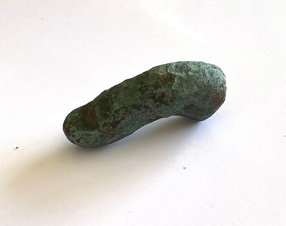 Roman bronze finger, part of a ... 