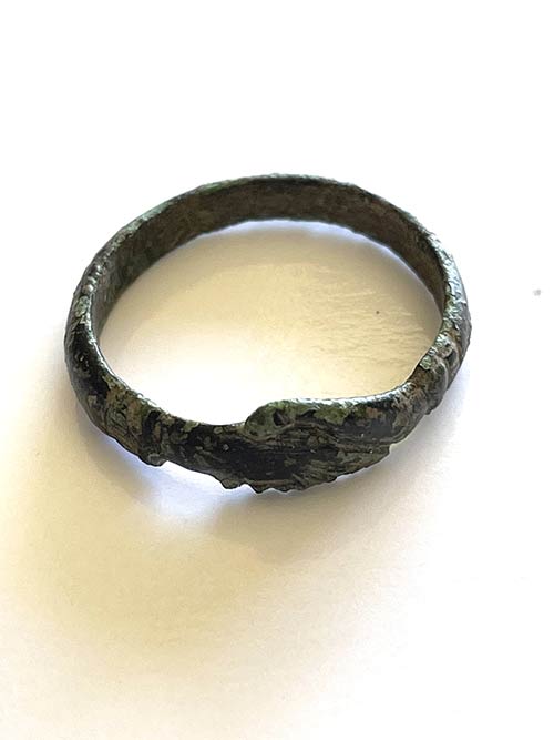 Roman bronze marriage ring with ... 