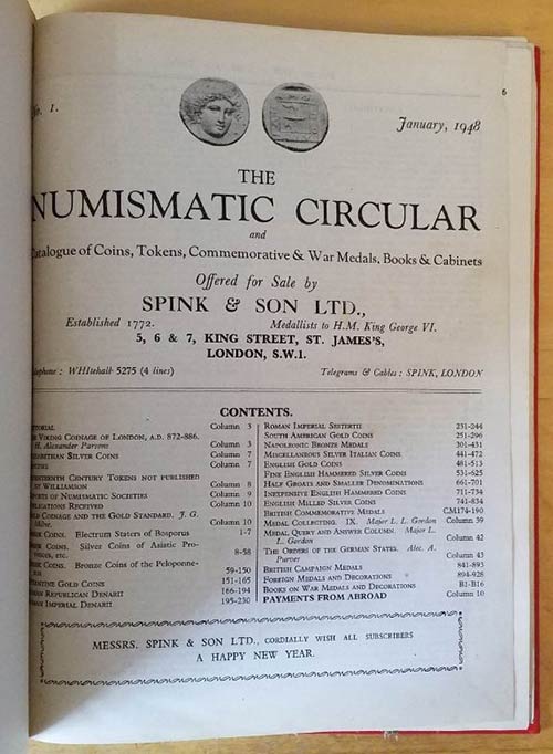 Numismatic Circular - ... 