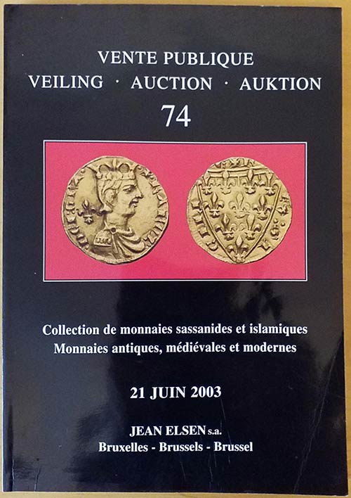 Jean Elsen, Auction 74. Bruxelles, ... 