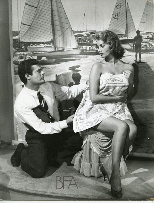 Sophia Loren an Marcello ... 